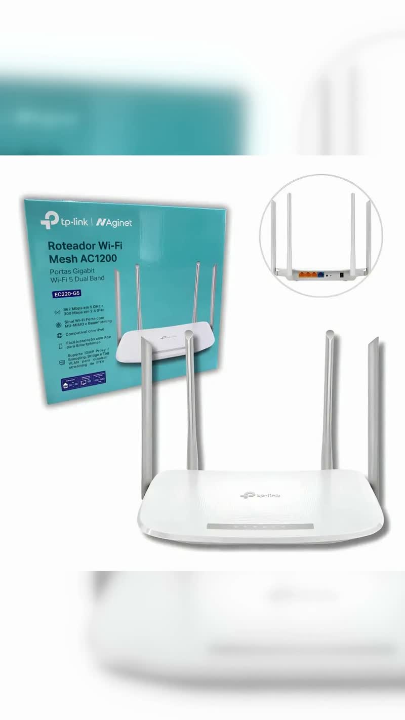 Roteador TP-Link Mesh AC1200 EC220-G5