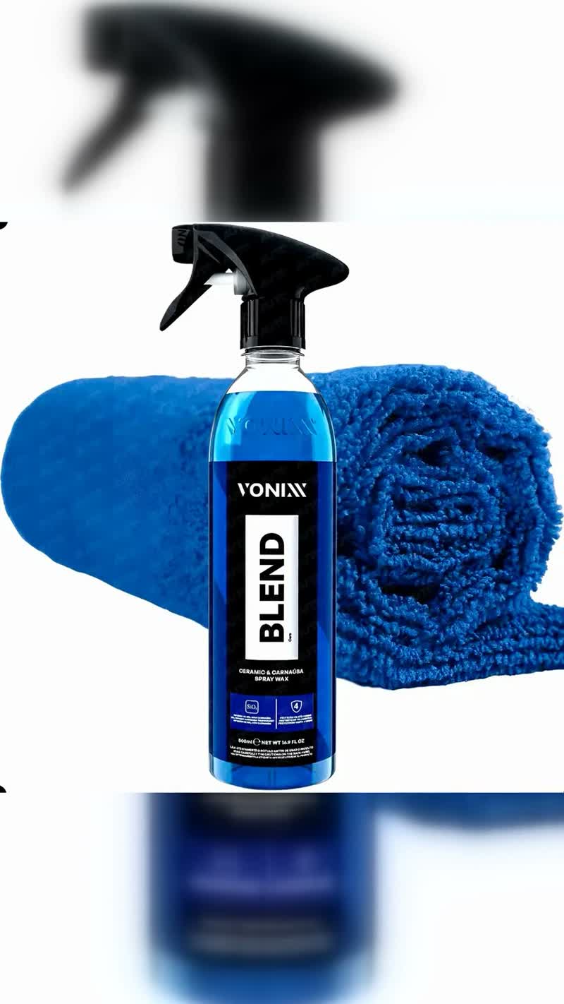 Vonixx Blend 500ml Cera Automotiva Proteção e Brilho com Flanela