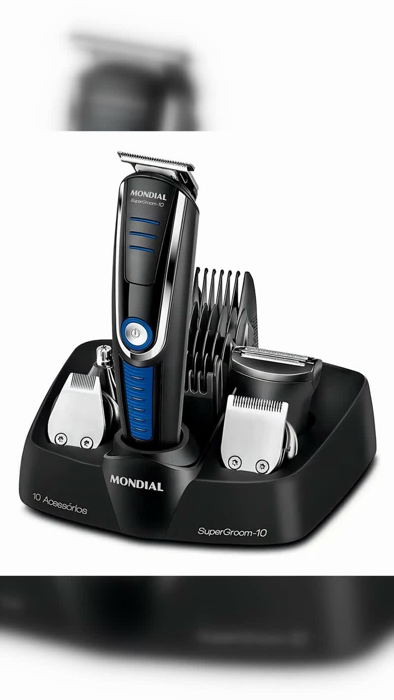 Aparador de Pelos Super Groom 10 Mondial Bivolt