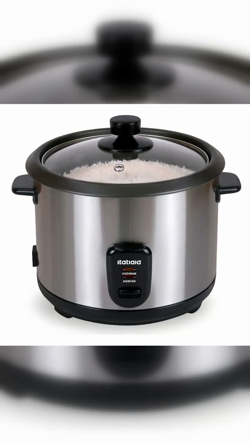 Panela Arroz Elétrica Itatiaia 8 Xícaras Inox