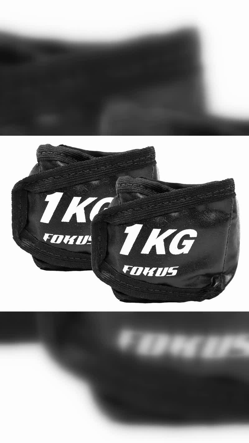 Par de Caneleiras de Peso 1kg Tornozeleira Fitness