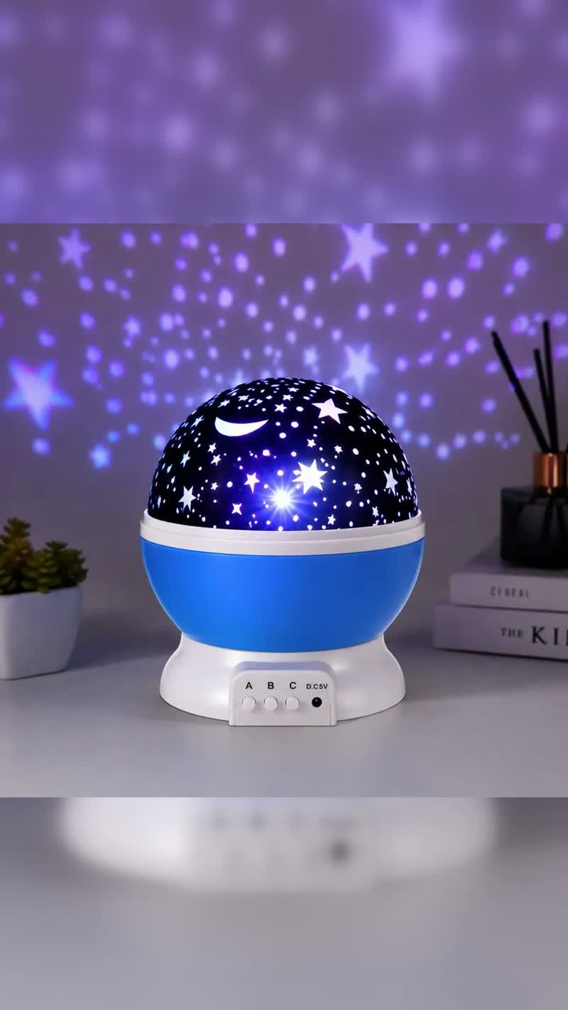 Luminária Projetor Galáxia LED RGB 360 USB