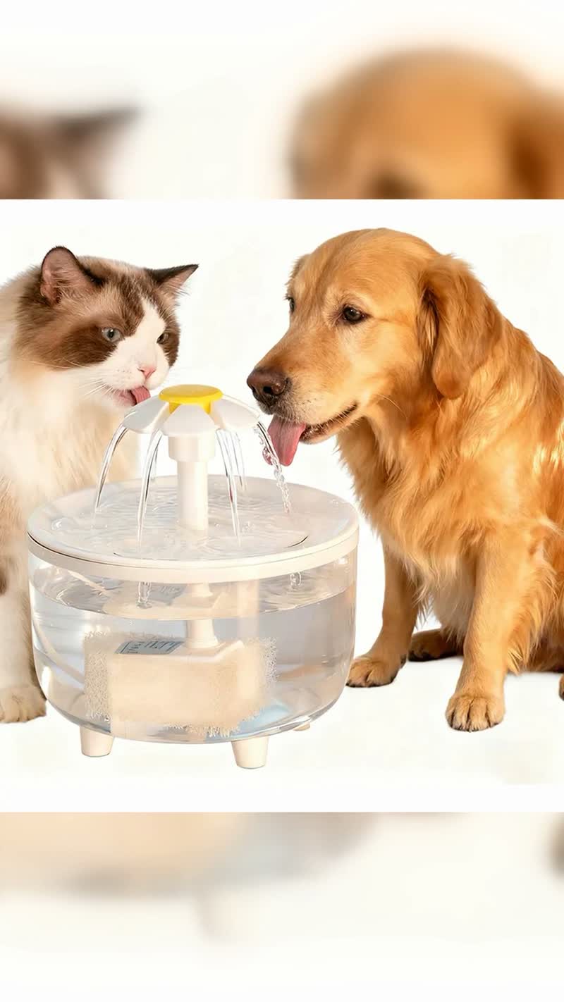 Fonte Bebedouro Automático 1,5L para Gatos e Cães