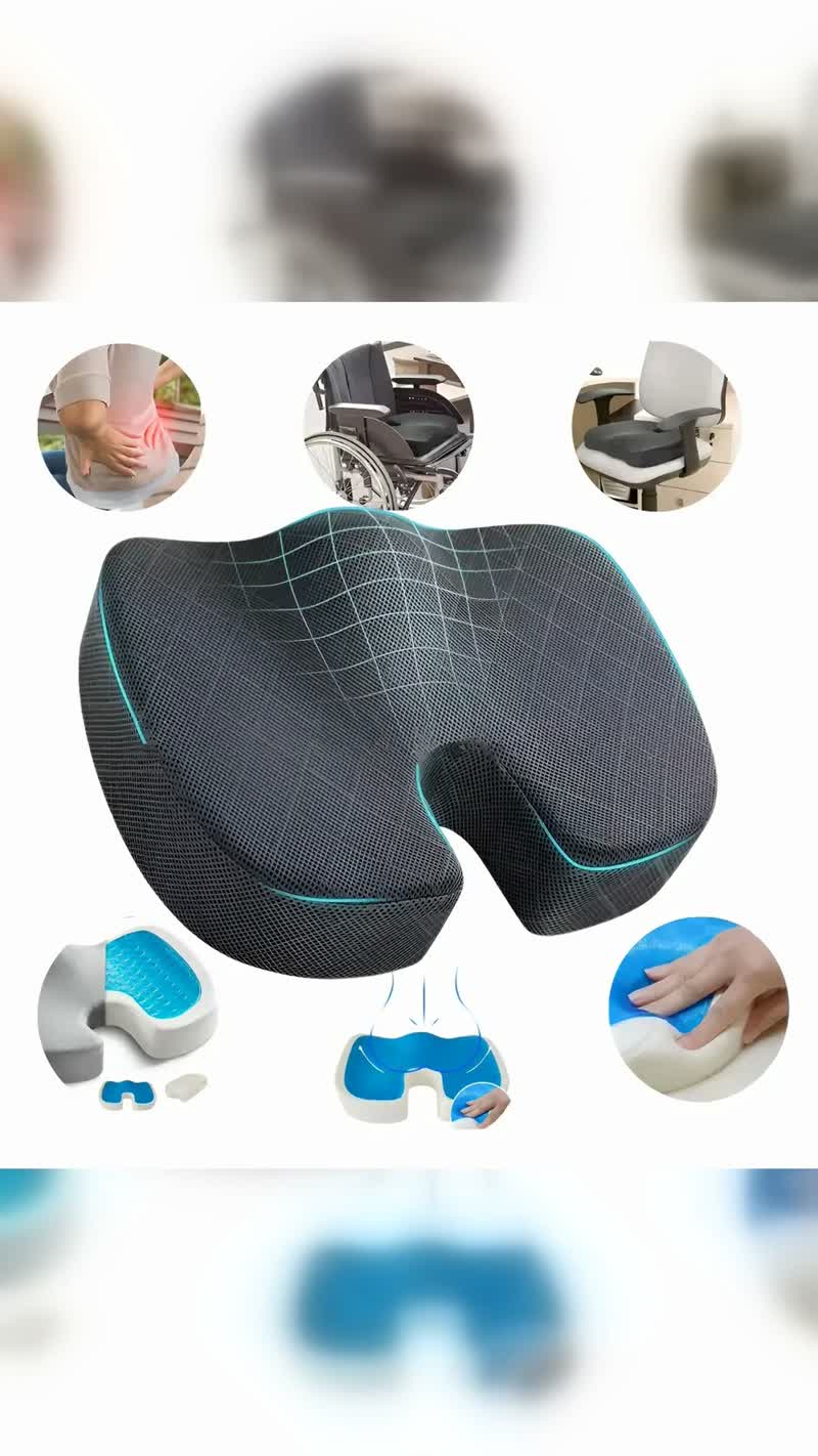 Almofada Anatômica em Gel Coccix Ergonômica