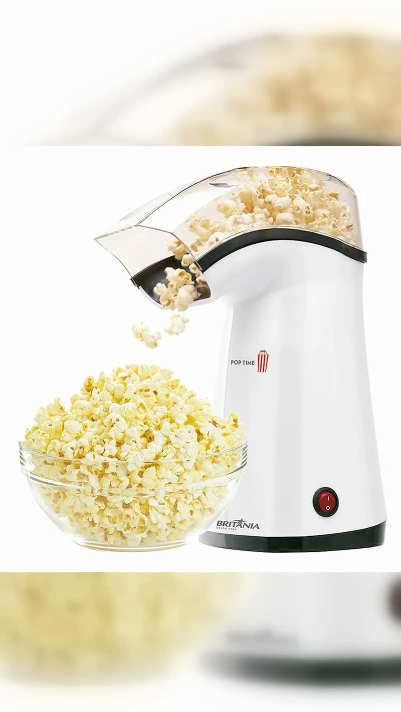 Pipoqueira Elétrica Britânia Pop Time 1200W