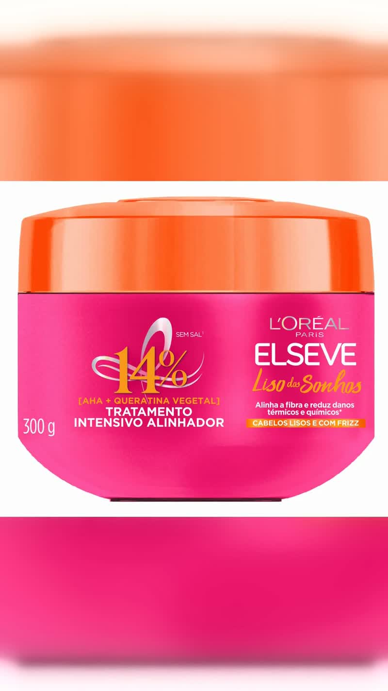 Elseve Liso dos Sonhos Creme de Tratamento 300g