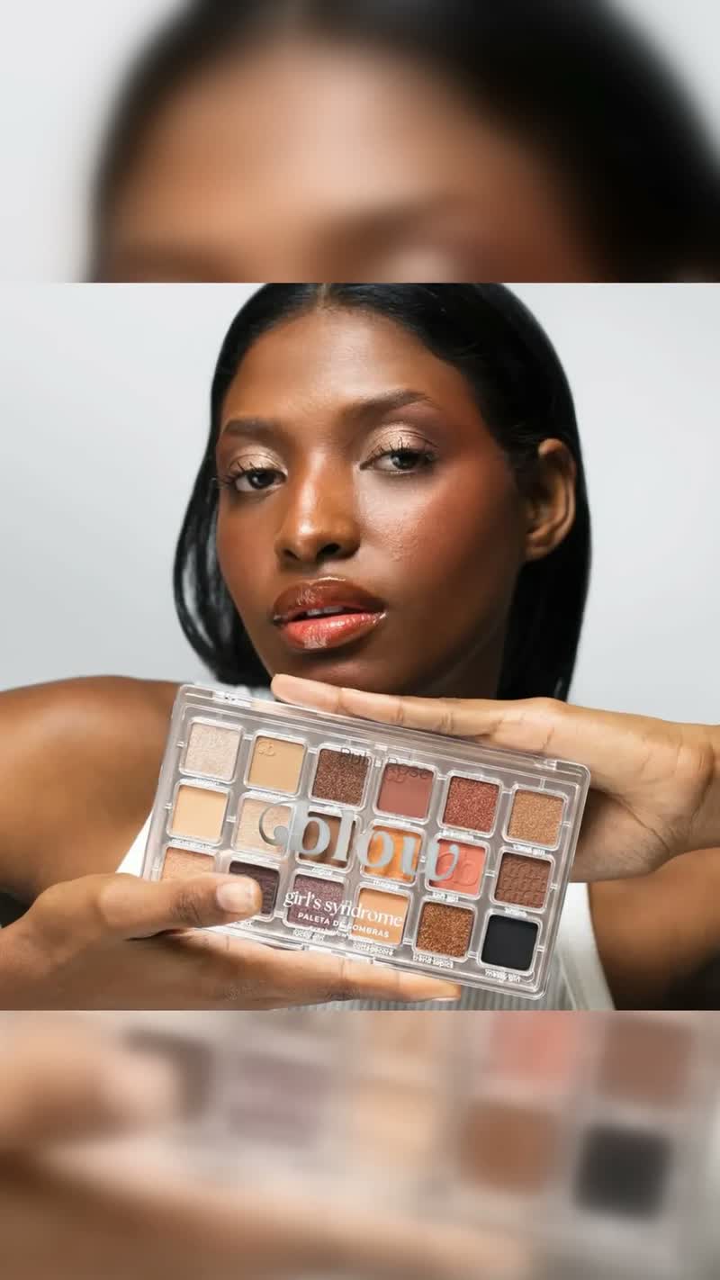 Paleta de Sombras Girl's Syndrome Blow Ruby Rose 18 Cores