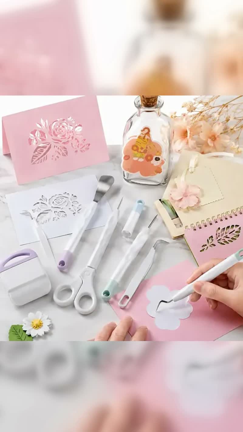 Kit 6 Ferramentas Básico Para Máquinas Cricut Silhouette
