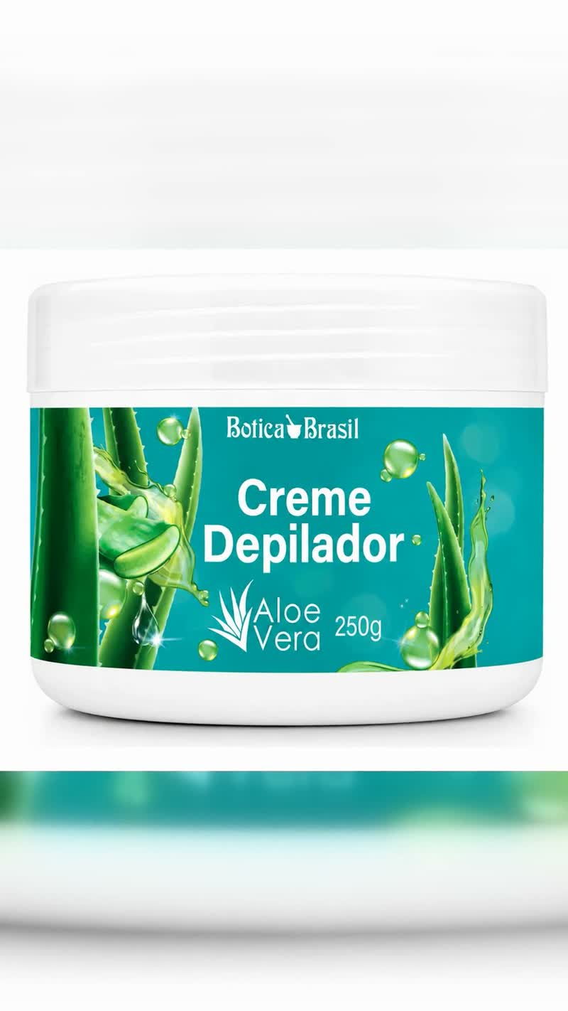 Creme Depilatório Corporal Aloe Vera 250g