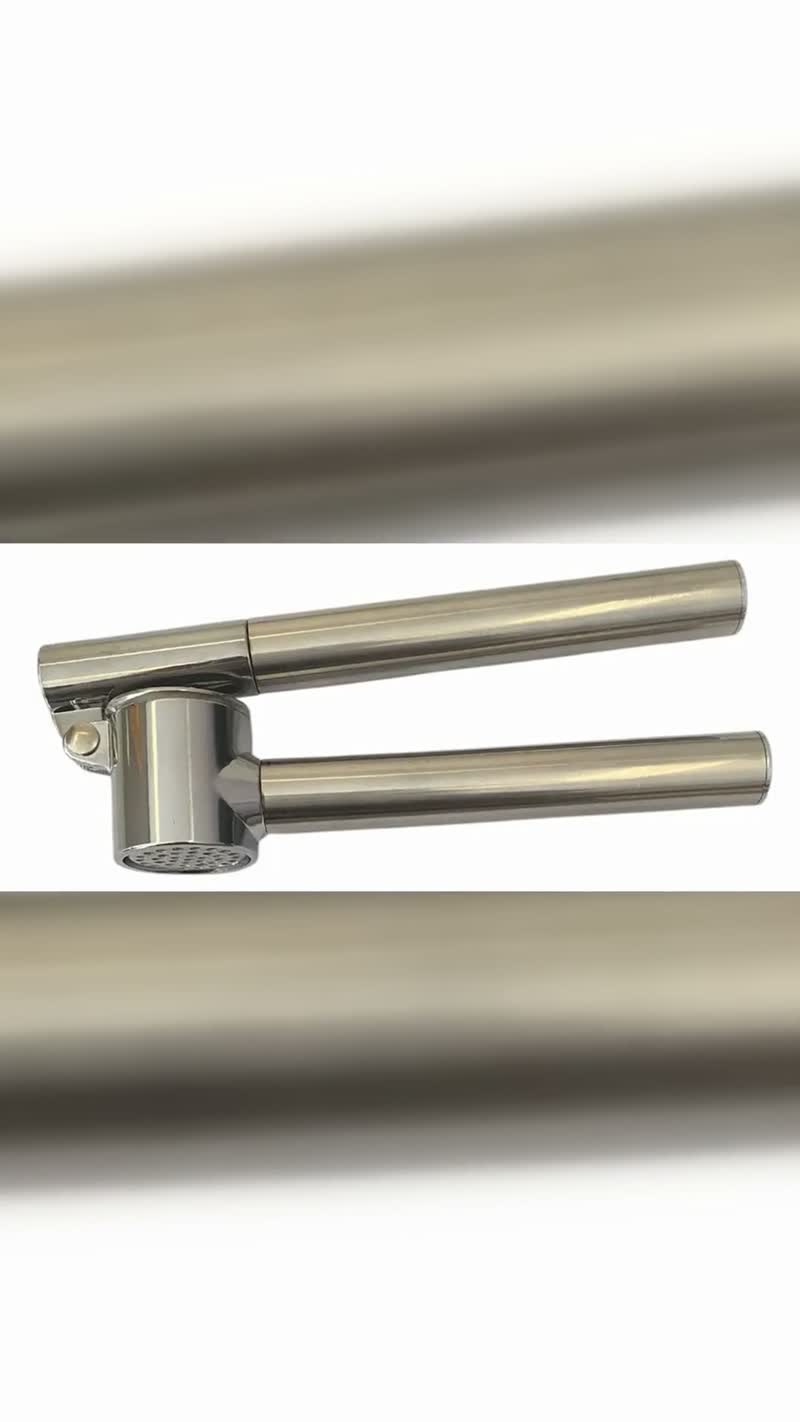 Espremedor de Alho Inox com Tambor Removível