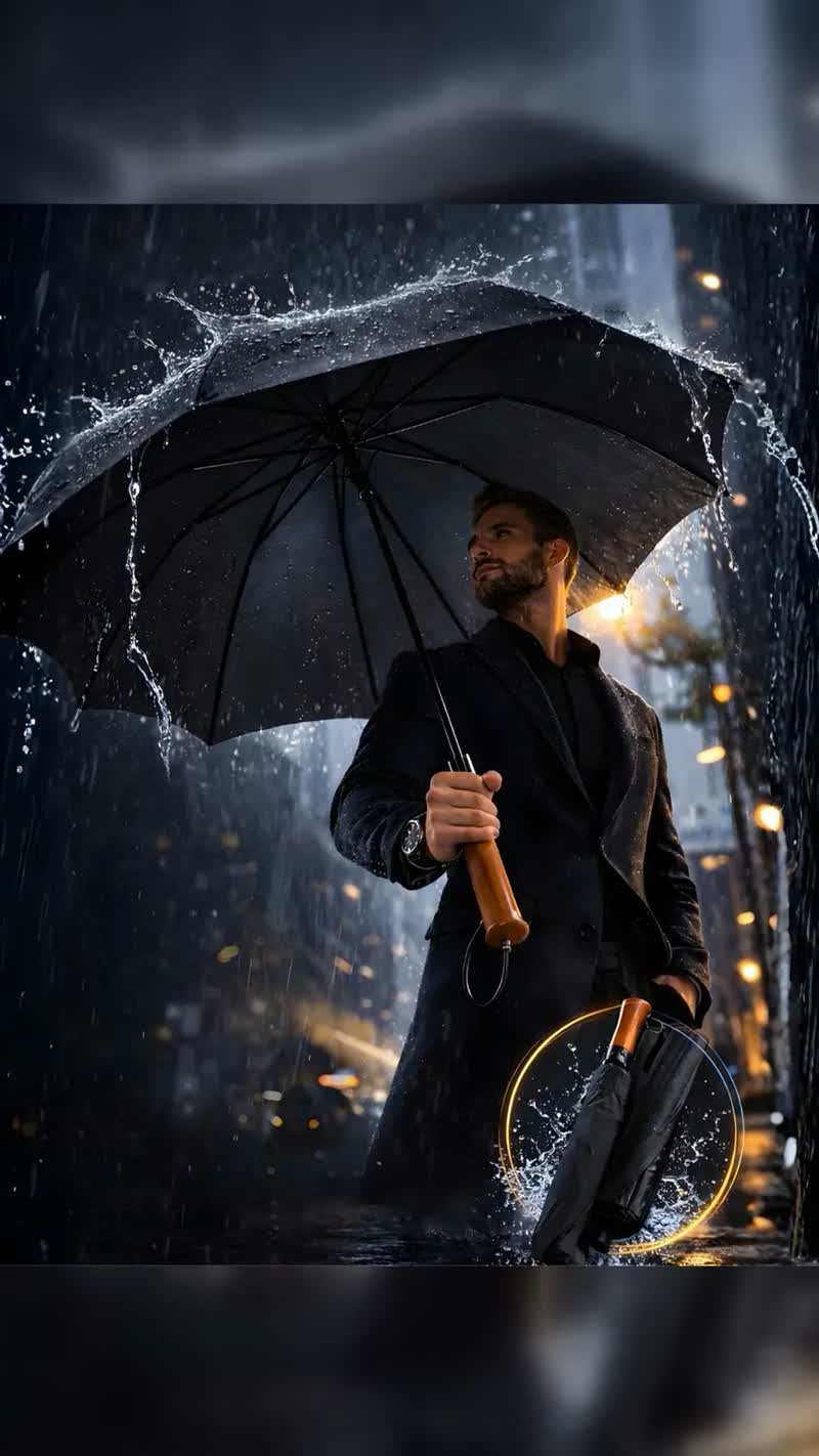 Guarda-Chuva Automático Grande Reforçado