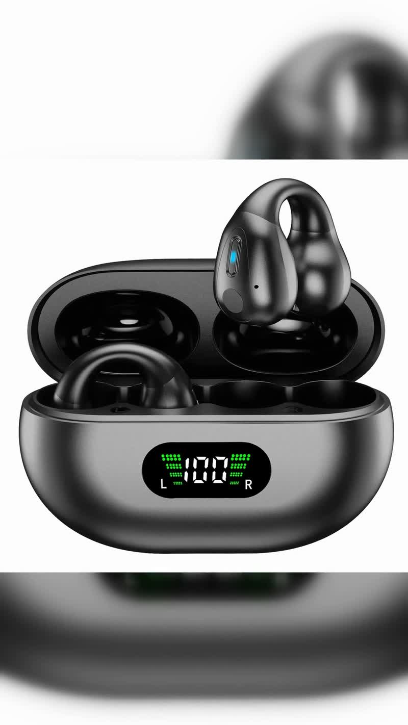 Fone de Ouvido Sem Fio JSKJ Q80 Orelha Aberta Bluetooth 5.3