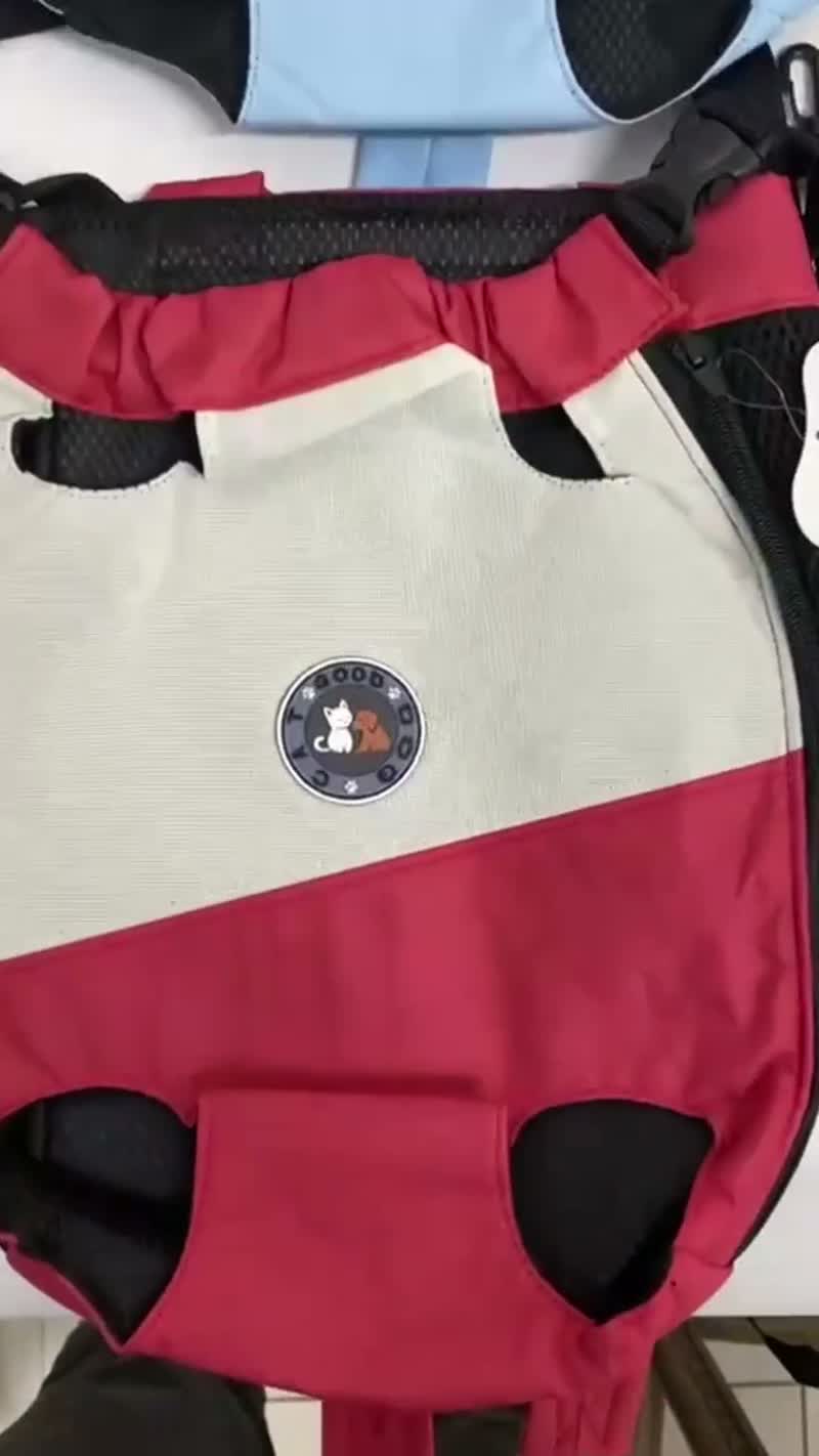 Mochila Canguru Frontal para Passeio com Cão ou Gato Pequeno