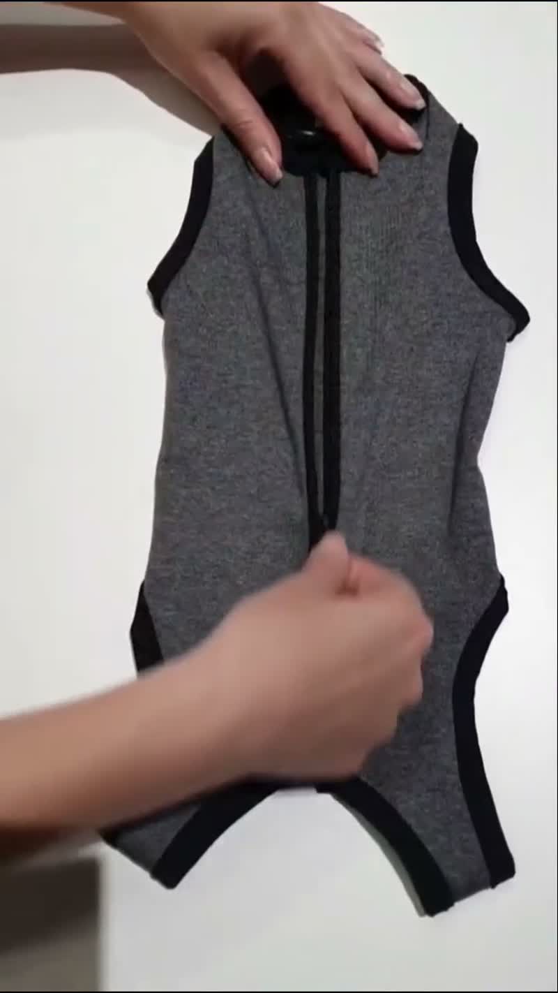 Roupa Pós-Cirúrgica para Gata, Tamanhos 0 a 3