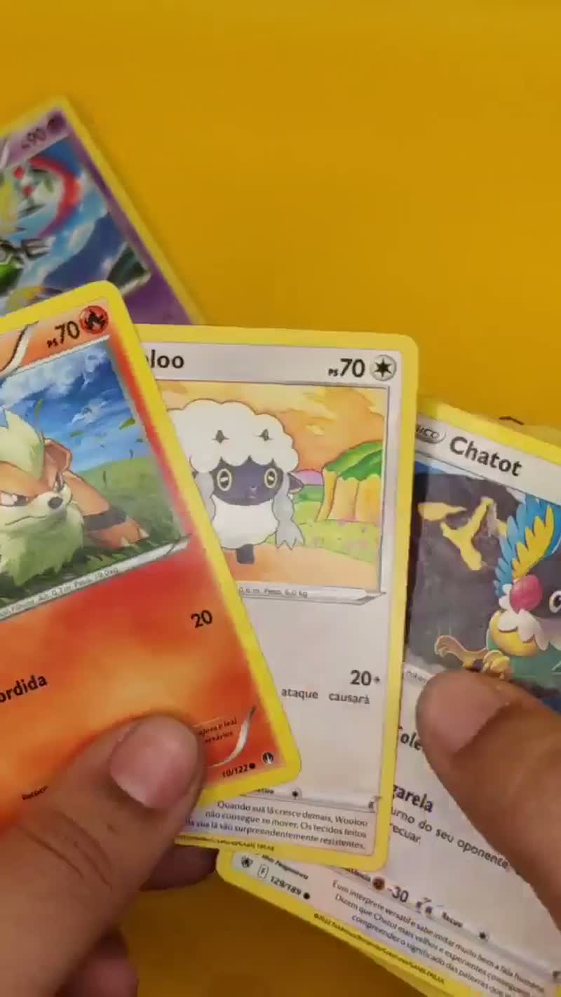 50 Cartas Pokémon Originais Copag Sem Repetidas + 1 Brilhante