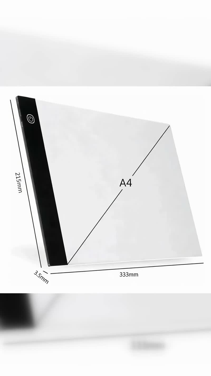 Mesa de Luz LED A4 para Desenho e Transposição