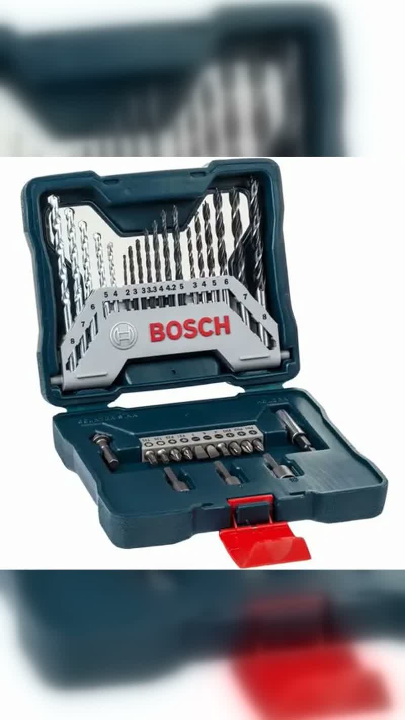 Kit de Pontas e Brocas X-Line 33 Peças com Maleta, Bosch