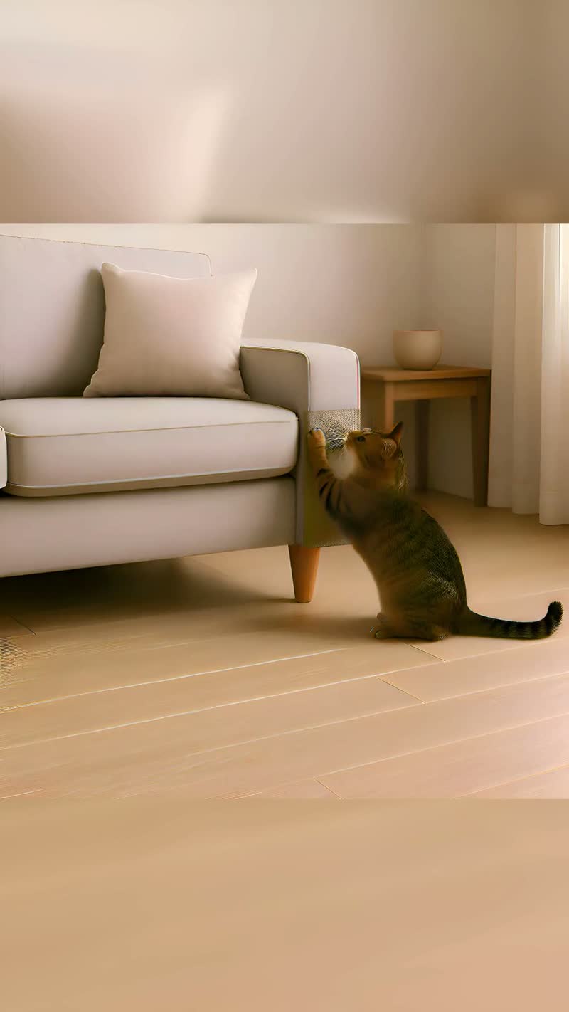 Arranhador e Protetor de Sofá Adesivo para Gatos 200x50cm