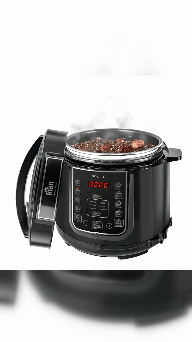 Panela de Pressão Elétrica 5 Litros Kian Ppe 101