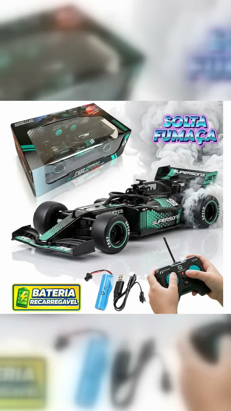 Carrinho de Fórmula 1 com Controle Remoto