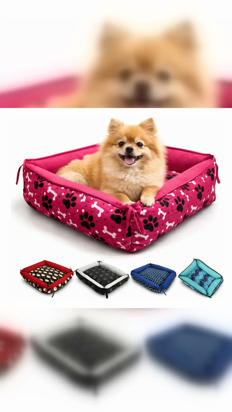Caminha Pet Impermeável com Capa Removível e Zíper