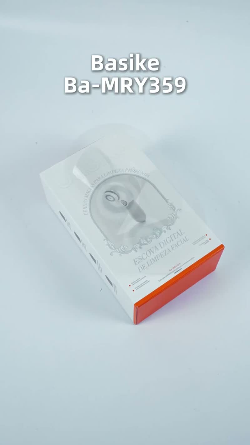 Escova de Limpeza Facial Elétrica Basike 3 em 1