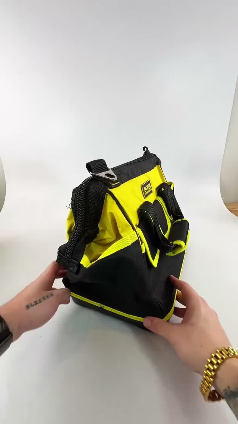 Bolsa de Ferramentas Reforçada B-TEK BT-398 com 16 Bolsos
