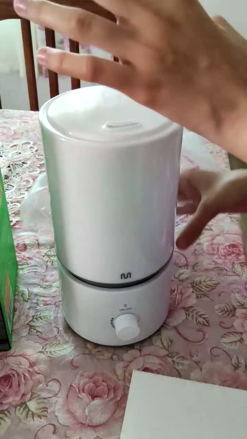 Umidificador de Ar Ultrassônico Easy Air 1,8L com Aromaterapia