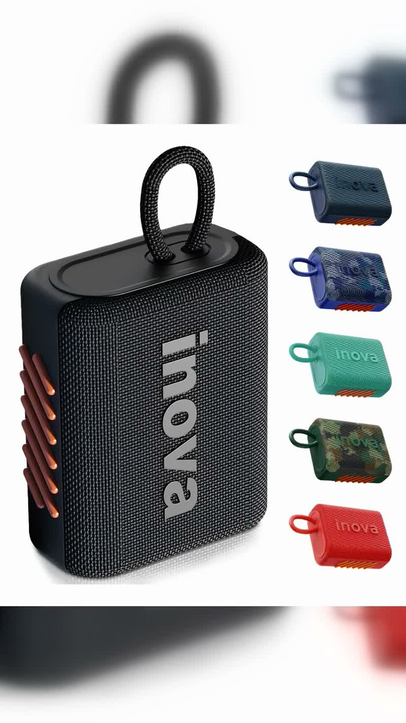 Caixa de Som Bluetooth Mini Inova com Rádio FM e Conexão TWS