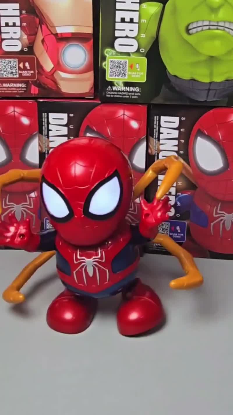 Boneco Dançante Interativo do Homem-Aranha