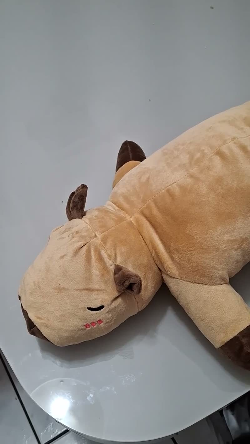 Travesseiro de Corpo Capivara Pelúcia Gigante 65cm