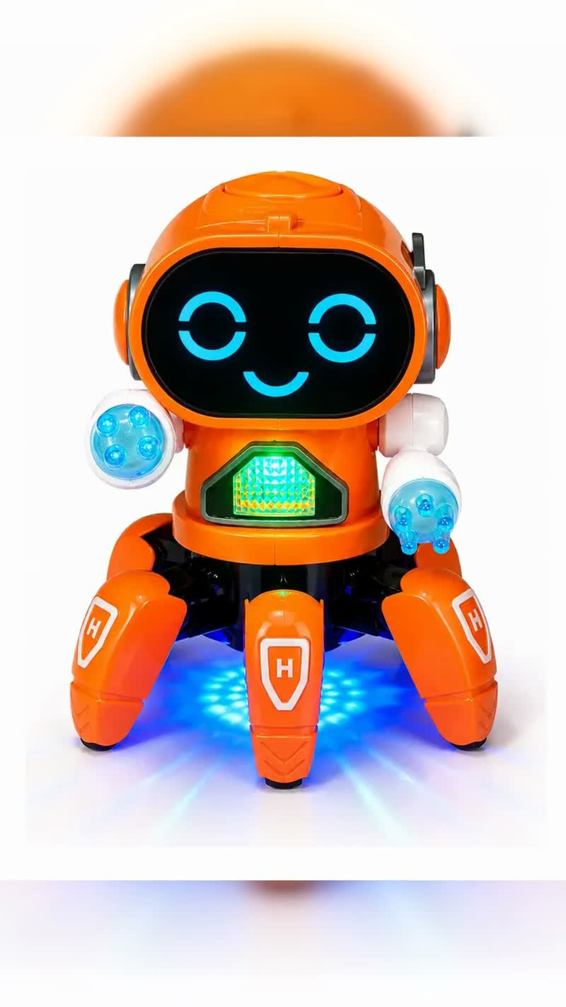 Robô Interativo Dançarino com Luz e Som