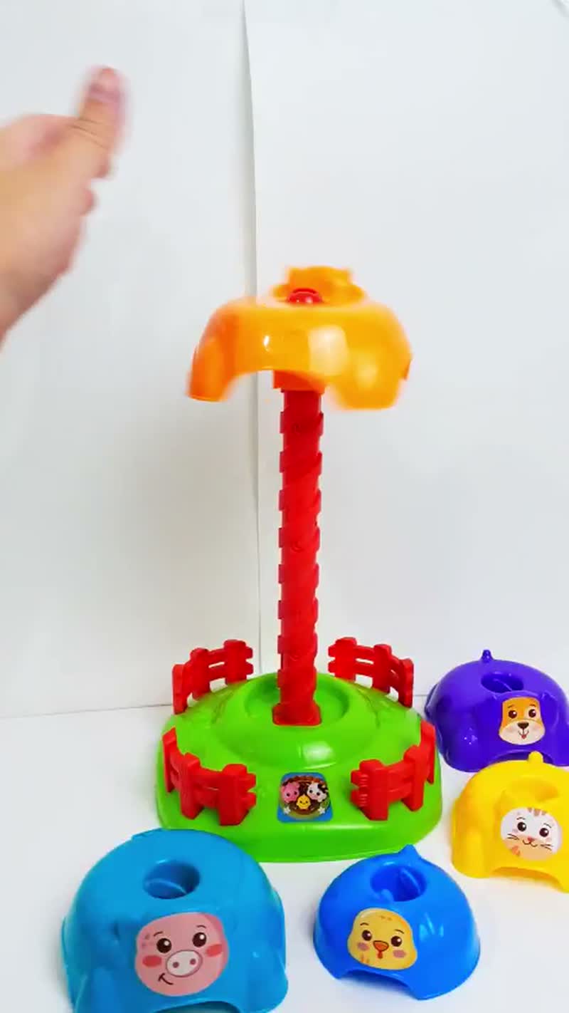 Brinquedo Educativo Torre de Empilhar Giratória