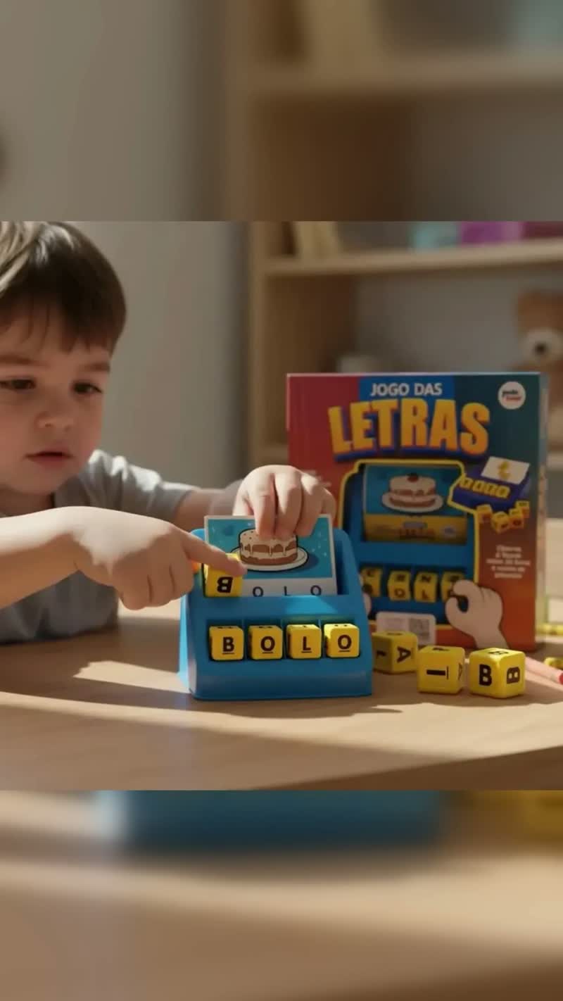 Brinquedo Educativo Jogo das Letras Paki Toys